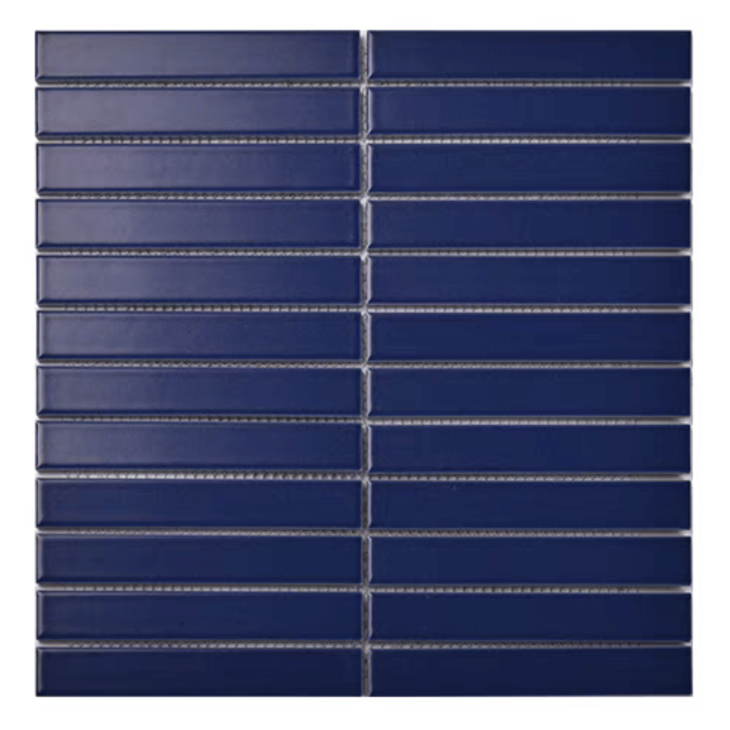โมเสค TIMELESS TILES RM STRIP MOSAIC TILES 29.5X28 ซม. ผิวด้าน สีน้ำเงินมิทไนท์ (ราคา/ตร.ม.)_0